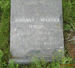 HARRIS Johanna Maryna nee VORSTER  -1964