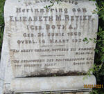 RETIEF Elizabeth M. nee BOTHA 1865-1920