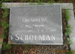 SCHOEMAN Gwendoline nee FINCHAM 1918-1984