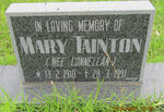 TAINTON Mary nee CONNELLAN 1910-1991