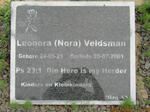 VELDSMAN Leonora 1921-2001
