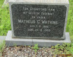 WATKINS Matheus G. 1888-1955