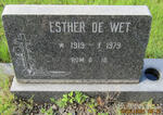 WET Esther, de 1919-1979