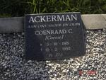 ACKERMAN Coenraad C. 1915-1992