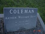 COLEMAN Arthur William Hunt 1912-1999