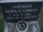 COWLEY Myra C. 1929-1930