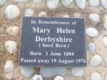 DERBYSHIRE Mary Helen nee BERN 1884-1976