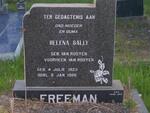 FREEMAN Helena Sally nee VAN ROOYEN 1923-1986