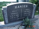 HANSEN Hans Andreas 1892-1977 & Emilie THOMSEN 1892-1973