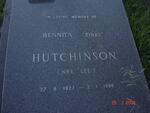 HUTCHINSON Benita nee LEE 1927-1996