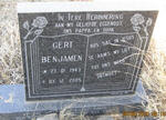 ? Gert Benjamen 1943-2005