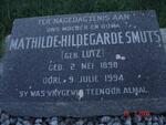 SMUTS Mathilde Hildegarde nee LUTZ 1898-1994