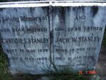 STANLEY Jack W. 1877-1952 & Chrissie S. 1879-1958