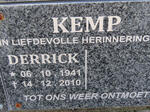 KEMP Derrick 1941-2010