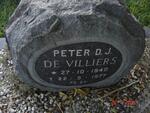 VILLIERS Peter D.J., de 1940-1977