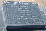 BLAAUW Daniel Andrew 1950-2004