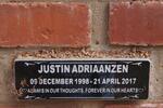 ADRIAANZEN Justin 1998-2017