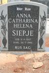 SIEPJE Anna Catharina Helena 1937-1986
