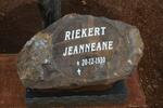 RIEKERT Jeanneane 1930-