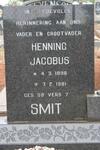 SMIT Henning Jacobus 1898-1981