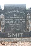 SMIT Gerbrecht Maria nee ENGELBRECHT 1905-1965