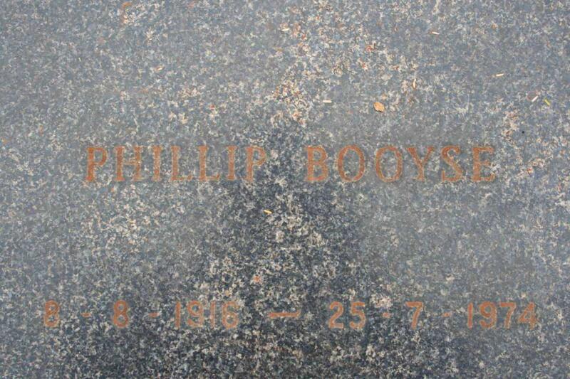 BOOYSE Phillip 1916-1974