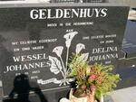 GELDENHUYS Wessel Johannes 1923-1975 & Delina Johanna 1928-2003