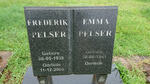 PELSER Frederik 1938-2005 & Emma 1941-