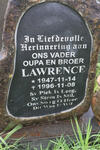 ERASMUS Lawrence 1947-1996
