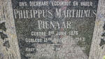PIENAAR Philippus Marthinus 1876-1949 & Margaretha Johanna FOURIE 1872-1953