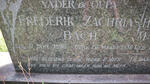 BACH Frederik Zacharia 1896-1958 & Hester Elizabetha Margaretha 1898-1970