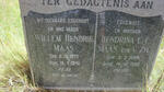 MAAS Willem Hendrik 1875-1946 & Hendrina C.C. V. ZYL 1886-1983