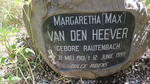 HEEVER Margaretha, van den nee RAUTENBACH 1901-1999
