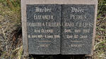 CILLIERS Petrus Charl -1952 & Elizabeth Dorothea CILLIERS 1871-1945