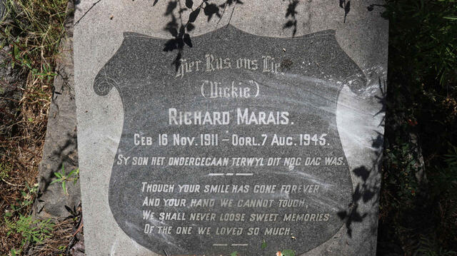 MARAIS Richard 1911-1945