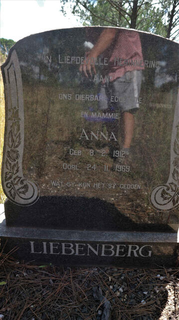 LIEBENBERG Anna 1912-1969