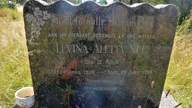 NEL Levina Aletta nee LE ROUX 1906-1950