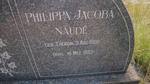 NAUDE Philippa Jacoba nee THERON 1900-1983