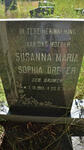 DREYER Susanna Maria Sophia nee BRUWER 1913-1974