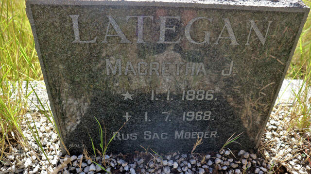 LATEGAN Magrietha J. 1886-1968