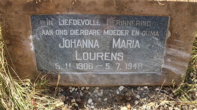 LOURENS Johanna Maria 1906-1948