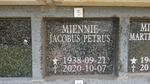 MIENNIE Jacobus Petrus 1938-2020
