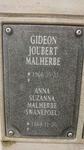 MALHERBE Gideon Joubert 1966- & Anna Suzanna SWANEPOEL 1969-