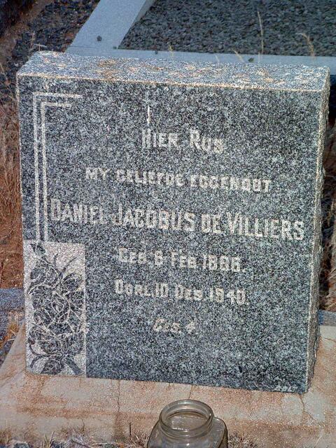 VILLIERS Daniel Jacobus, de 1886-1940