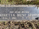 GERBER Vinetta Irene 1893-1985