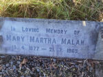 MALAN Mary Martha 1877-1963