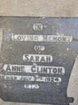CLINTON Sarah Anne -1924
