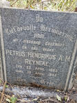 REYNEKE Petrus Hendrikus A.M. 1883-1945