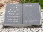 WESSELS John Louis 1944-2011