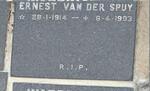 SPUY Ernest, van der 1914-1993